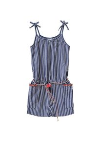 Tom Tailor, Mädchen Jumpsuit, Blau / Weiß