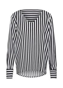 Jacqueline de Yong, Damen Bluse 'JDYISHA L/S WVN', Schwarz / Wei&szlig;