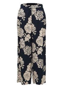 Selected Femme, Damen Hose, Beige / Ultramarinblau
