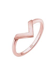 Elli, Damen Ring 'Geo', Rosegold