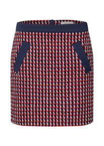 Esprit, Damen Rock 'woven', Navy / Rot