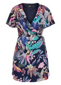 Only, Damen Kleid, Türkis / Nachtblau / Royalblau / Braun / Altrosa
