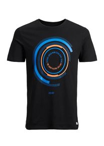 Jack & Jones JACK & JONES, Herren Grafik T-Shirt, Schwarz