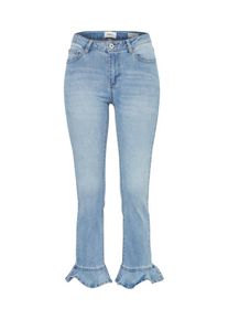 Only, Damen Mid Waist 'SISSI STRAIGHT', Hellblau