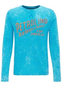 PETROL INDUSTRIES, Herren Longsleeve, Aqua