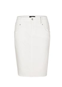s.Oliver BLACK LABEL, Damen Pencil Skirt, Weiß
