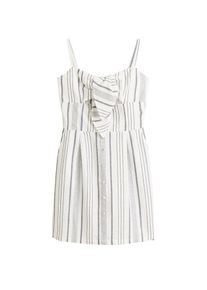 Mango, Damen Kleid 'Kansas-H', Marine / Weiß