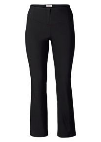 sheego Style, Damen Shaping Hose im Bootcut-Look, Schwarz