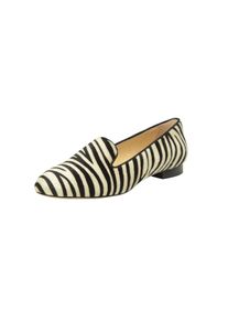 SHOEPASSION, Damen Loafer 'No. 87 WL', Schwarz / Wei&szlig;