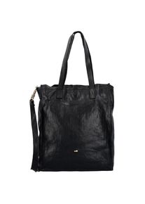 Campomaggi, Damen 'Peonia Shopper' Tasche Leder 31 cm, Schwarz