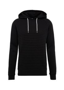 Tom Tailor Denim, Herren Hoodie, Schwarz / Weiß