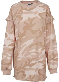 Urban Classics, Damen Pullover Kleid, Hellbeige / Rosa