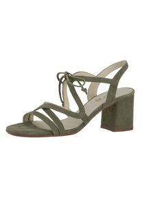 Heine, Damen Sandalette, Khaki
