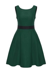 Apart, Damen Cocktailkleid, Tanne / Schwarz