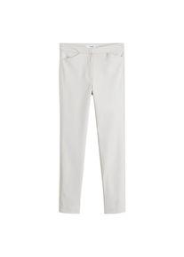 Mango, Damen Hose 'Island', Hellgrau