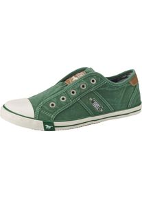 Mustang, Damen Sneakers, Braun / Gr&uuml;n / Wei&szlig;