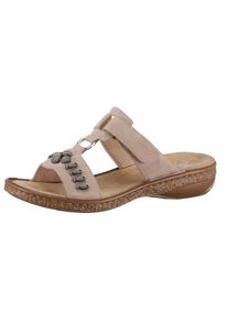 Rieker, Damen Pantolette, Puder