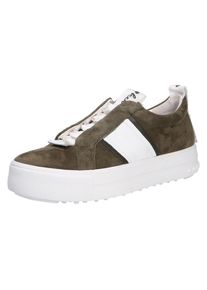 Kennel & Schmenger Kennel & Schmenger, Damen Schn&uuml;rschuhe, Khaki / Wei&szlig;