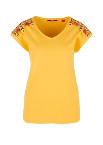 s.Oliver RED LABEL, Damen Shirt, Goldgelb