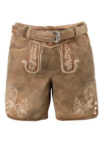 Marjo, Damen Trachtenhose, Beige / Hellbraun