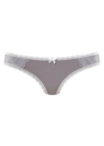 Lascana, Damen String, Rauchgrau