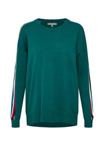 Tommy Hilfiger, Damen Pullover 'Jaclyn', Smaragd / Mischfarben