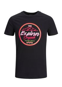 Jack & Jones JACK & JONES, Herren T-Shirt, Schwarz