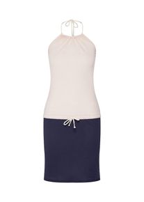 Iriedaily, Damen Neckholderkleid, Beige / Navy