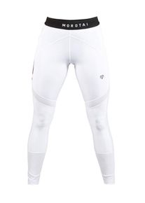 MOROTAI, Damen Sport-Leggings 'Mesh Performance Tights', Weiß
