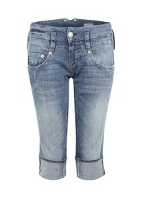 Herrlicher, Damen 3/4-Jeans im Used-Look 'Pitch', Blau