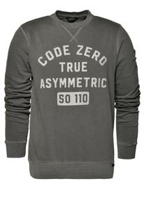 Code-Zero, Herren Sweatshirt 'Batten', Anthrazit / Greige