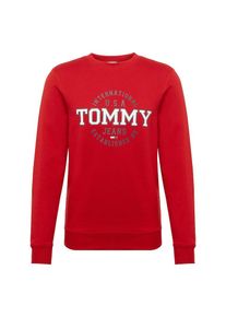Tommy Jeans, Herren Sweatshirt 'TJM CIRCULAR CREW', Dunkelblau / Rot / Weiß