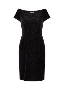 EDC by Esprit, Damen Kleid 'velvet dress mu Dresses knitted', Schwarz