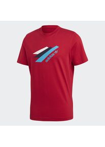 adidas originals, Herren T-Shirt 'PALEMSTON', Blau / Rot / Weiß