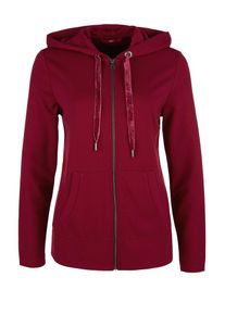 s.Oliver RED LABEL, Damen Sweatjacke, Dunkelrot