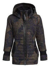Khujo, Damen Jacke ' MIDD2 ', Khaki / Schwarz