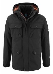 Polarino, Herren Softshelljacke, Schwarz