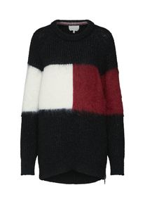 Tommy Hilfiger, Damen Pullover, Navy / Rot / Weiß