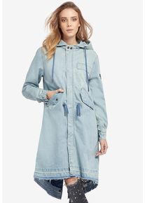 Khujo, Damen Mantel 'Miranda', Blue Denim