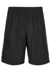 Under Armour, Herren Trainingsshort 'Woven Graphic', Schwarz / Wei&szlig;
