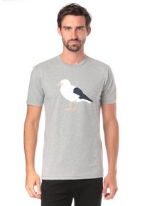 Cleptomanicx, Herren T-Shirt 'Gull 3', Grau