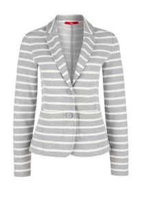 s.Oliver RED LABEL, Damen Blazer, Grau / Wei&szlig;