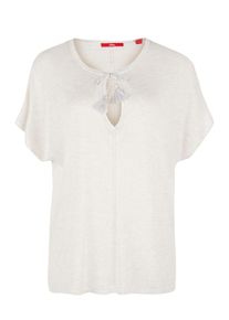 s.Oliver RED LABEL, Damen Strick-Shirt, Beigemeliert