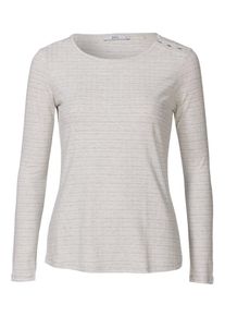 EDC by Esprit, Damen Langarmshirt, Weiß