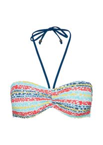 Esprit, Damen Bikinitop 'LINCOLN BEACH', Türkis / Gelb / Rot