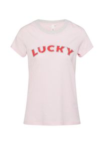Q/S Designed By, Damen T-Shirt 'Lucky', Rosa