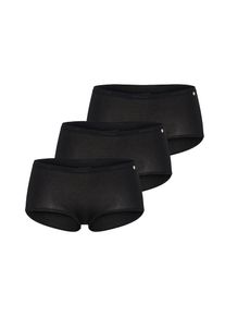 Schiesser, Damen Shorts '3er Pack', Schwarz