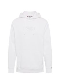 Tommy Jeans, Herren Sweatshirt 'TJM FLEECE EMBROIDERED HOODIE', Wei&szlig;