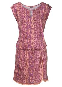 Lascana, Damen Strandkleid mit Ethnodruck, Mauve