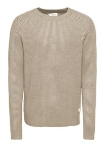 Jack & Jones JACK & JONES, Herren - Pullover & Strickjacken 'JORNEWPANNEL KNIT CREW NECK', Beige
